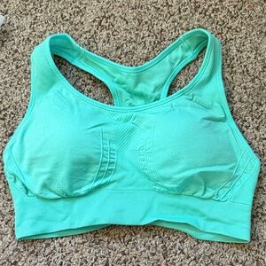 Vibrant Teal Sports Bra